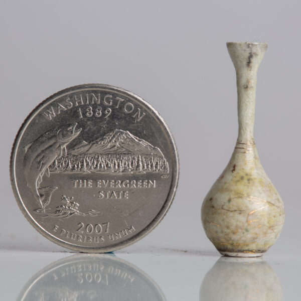 Tall Slender Raku Vase